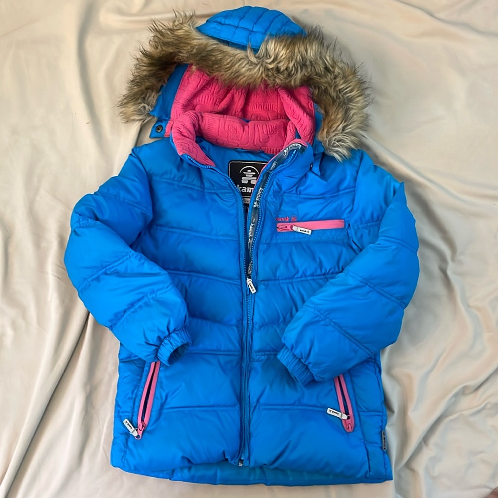 Girls Kamik Parker with detachable hood